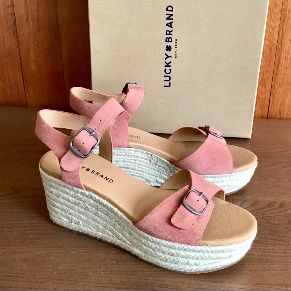 LUCKY BRAND Buckle Espadrille Sandals